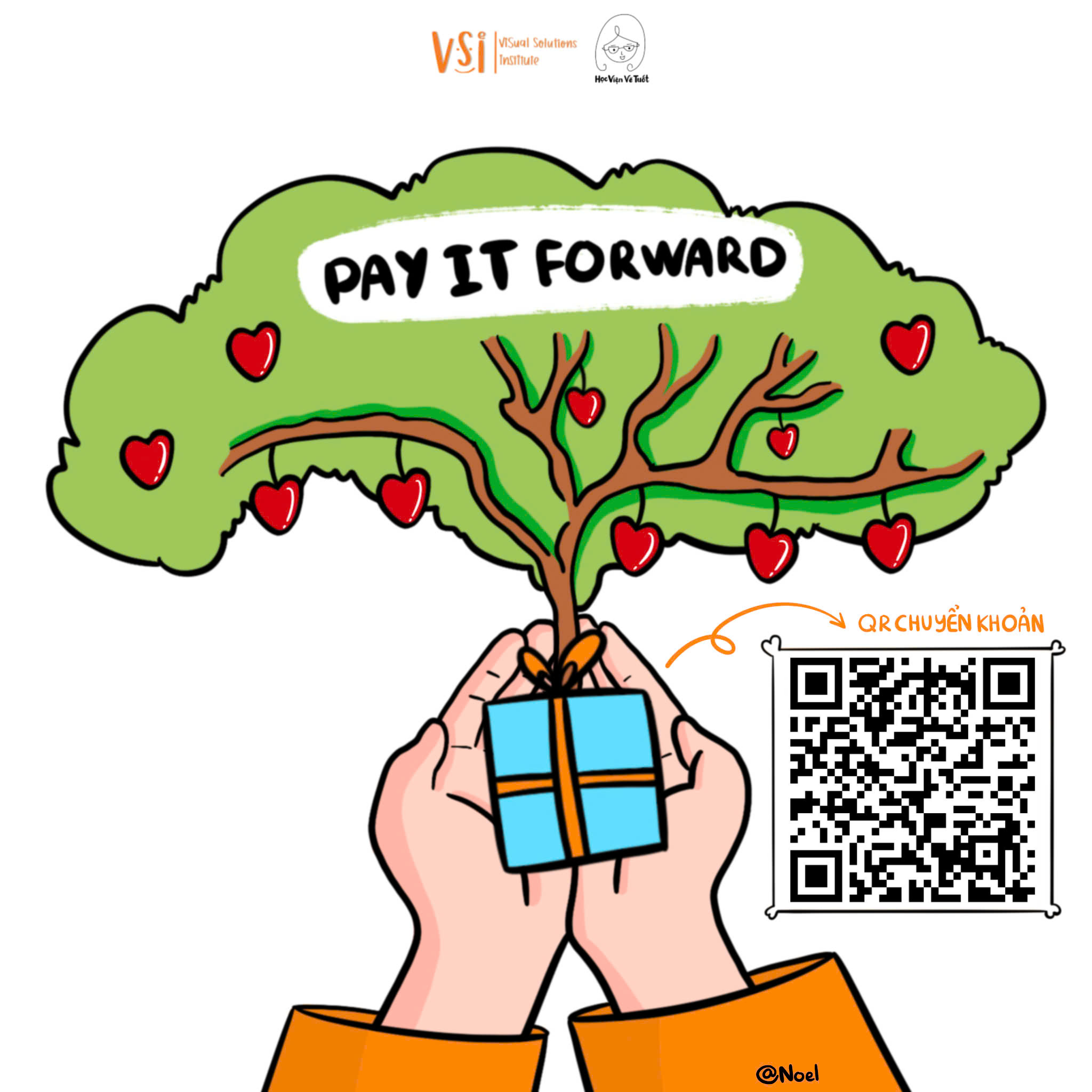 Quỹ Lan tỏa yêu thương 1 QR Pay it Forward